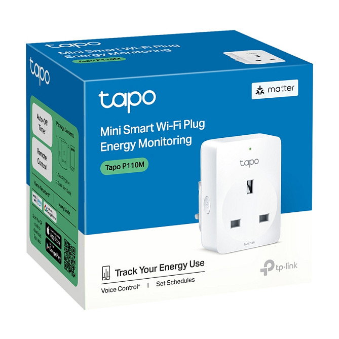 TP-Link Tapo P110M Mini Smart Wi-Fi Socket Enchufe Inteligente Blanco Compatible Alexa Google Home TP-Link Tapo P110M Mini Smart Wi-Fi Socket Enchufe Inteligente Blanco Compatible Alexa Google Home
