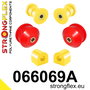 StrongFlex STF066069A Kit Silentblocks Suspension Delantera Sport para Alfa Romeo Mito, Fiat Punto, Opel Corsa