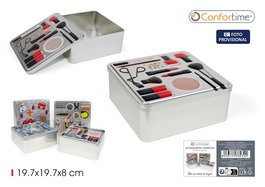 Confortime Estuche Metal Cosmética 20.1 x 8.5 cm (12 Unidades)