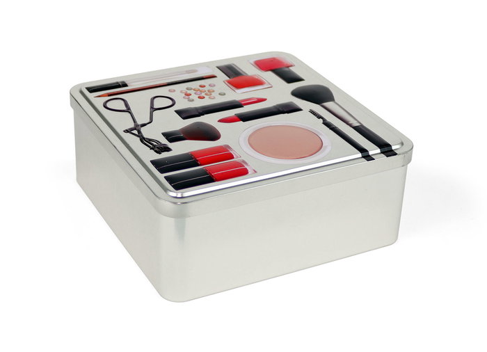 Confortime Estuche Metal Cosmética 20.1 x 8.5 cm (12 Unidades)