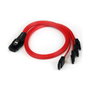 StarTech.com Cable Mini SAS SFF-8087 a 4x SATA Macho/Hembra 0,5m Negro/Rojo