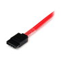 StarTech.com Cable Mini SAS SFF-8087 a 4x SATA Macho/Hembra 0,5m Negro/Rojo