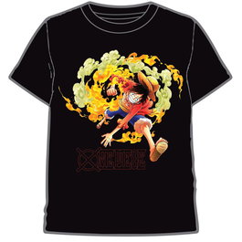 TOEI ANIMATION Camiseta adulto manga de Luffy One Piece - Talla S