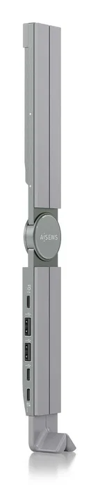 Aisens Soporte de Sobremesa Ajustable con Docking USB-C 4 en 1, Gris Aisens Soporte de Sobremesa Ajustable con Docking USB-C 4 en 1, Gris