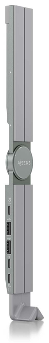 Aisens Soporte de Sobremesa Ajustable con Docking USB-C 4 en 1, Gris Aisens Soporte de Sobremesa Ajustable con Docking USB-C 4 en 1, Gris