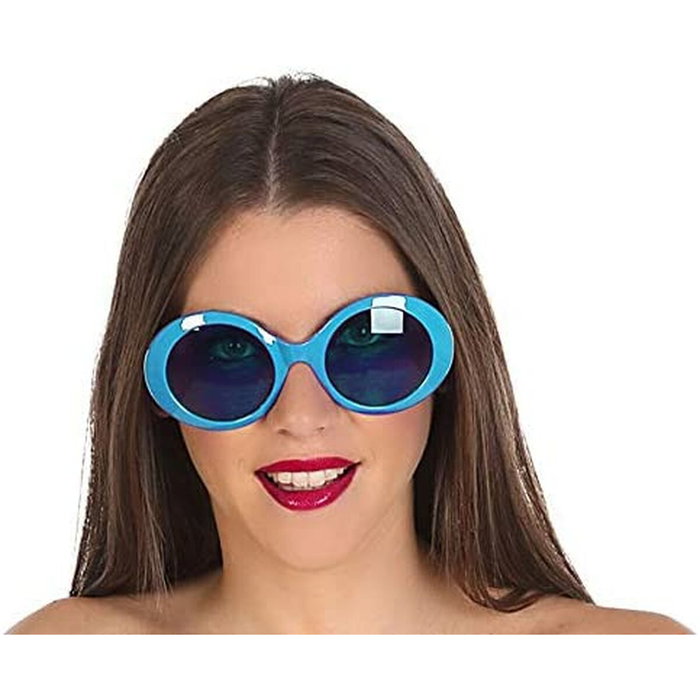 Gafas Carnaval Azul Mujer Adulto