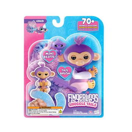 Bizak Peluche Fingerlings Colas Sorpresa, Modelos Surtidos con Sonidos y Luces, Idioma Español