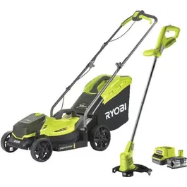 Ryobi Pack ONE+ Recortadora RLM18X33B40 y Recortadora OLT1825M Inalámbricas 18V, Modelo RLM1833BLT1825M