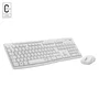 Logitech MK295 Teclado y Ratón Inalámbricos Silent, QWERTY Blanco