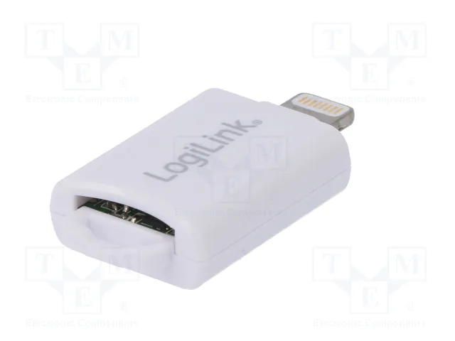 LOGILINK Lector de tarjetas microSD con conector Apple Lightning