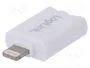 LOGILINK Lector de tarjetas microSD con conector Apple Lightning