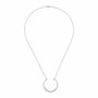 Tommy Hilfiger Collar de Acero Inoxidable Gris 50cm