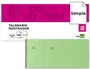 Liderpapel Talonario de Mostrador 60x145 mm Verde con Matriz