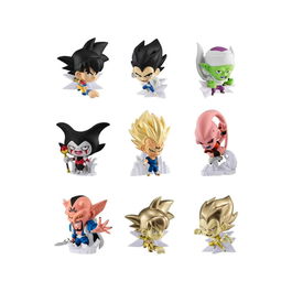 Bandai Figura coleccionable Dragon Ball Super Senshi Figure 8 - Minifigura PVC 5 cm con chicle - Incluye 12 personajes (Goku, Vegeta) - Unidad aleatoria