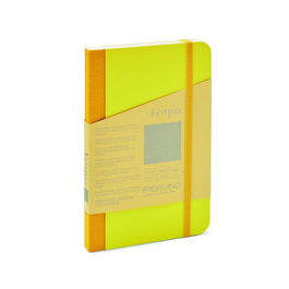 Cuaderno Fabriano Ecoqua Plus Tela 9X14 80Hj. 90Gr. Liso Amarillo