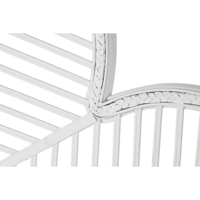 DKD Home Decor Cabecero de Bambú y Ratán para Cama de 180 cm Blanco DKD Home Decor Cabecero de Bambú y Ratán para Cama de 180 cm Blanco
