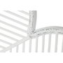 DKD Home Decor Cabecero de Bambú y Ratán para Cama de 180 cm Blanco