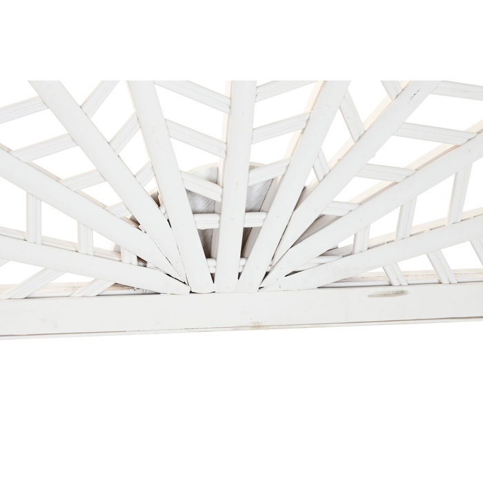 DKD Home Decor Cabecero de Bambú y Ratán para Cama de 180 cm Blanco DKD Home Decor Cabecero de Bambú y Ratán para Cama de 180 cm Blanco