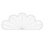 DKD Home Decor Cabecero de Bambú y Ratán para Cama de 180 cm Blanco