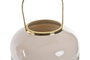 DKD Home Decor Portavelas de Aluminio Lacado Delhi Chic - Pack de 2