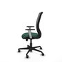 PIQUERAS Y CRESPO Silla de oficina Zulema con mecanismo Sincro/Traslack Verde botella y Gris