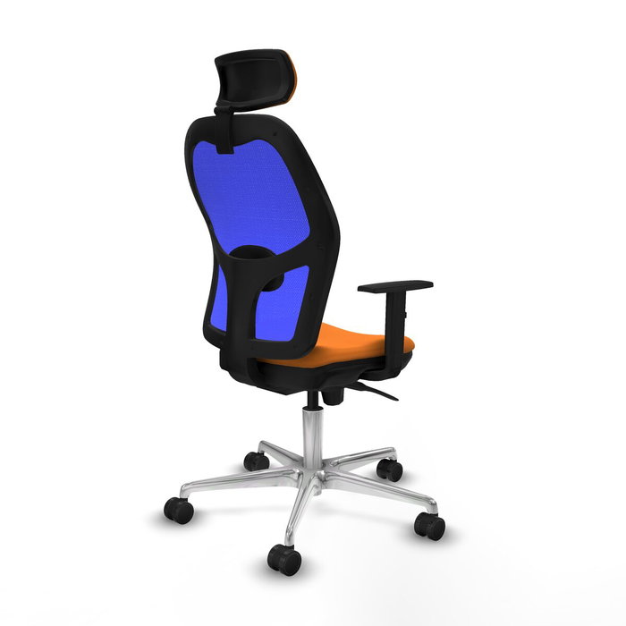 PIQUERAS Y CRESPO Silla de oficina Jorquera Naranja y Azul PIQUERAS Y CRESPO Silla de oficina Jorquera Naranja y Azul