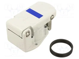 HARTING Carcasa para conectores redondos rectos IP69K azul