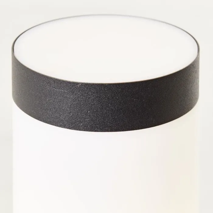 Brilliant Pilona Exterior DODY Negro Metal/Plástico E27 LED 1x10W con Sensor Incluido IP44