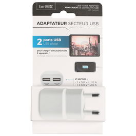 Be Mix Enchufe 2 Puertos USB High Tech