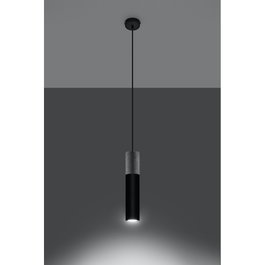 Lámpara Colgante Pablo Gris/Negro