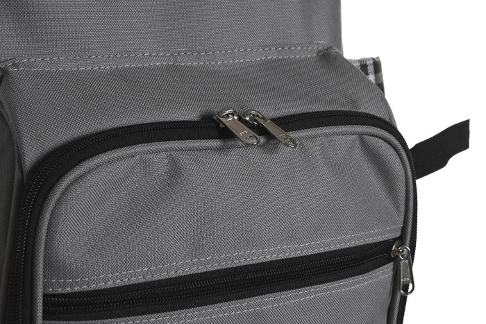 DKD Home Decor Mochila Gris Oscuro Set de 9 Piezas 20 x 39 x 28.5 cm Poliester para Picnic DKD Home Decor Mochila Gris Oscuro Set de 9 Piezas 20 x 39 x 28.5 cm Poliester para Picnic