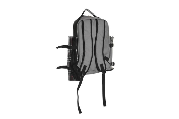 DKD Home Decor Mochila Gris Oscuro Set de 9 Piezas 20 x 39 x 28.5 cm Poliester para Picnic DKD Home Decor Mochila Gris Oscuro Set de 9 Piezas 20 x 39 x 28.5 cm Poliester para Picnic