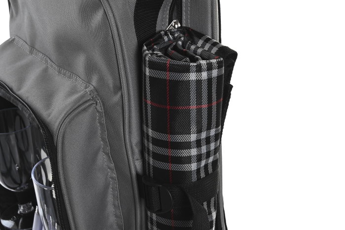DKD Home Decor Mochila Gris Oscuro Set de 9 Piezas 20 x 39 x 28.5 cm Poliester para Picnic DKD Home Decor Mochila Gris Oscuro Set de 9 Piezas 20 x 39 x 28.5 cm Poliester para Picnic