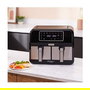 Kenwood HFM20.000MB KHealthy Freidora de Aire Twin Airfryer 8L Doble, 1700W, 8 Programas, Deshidratación, Negro