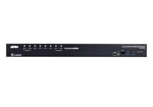 Aten CS18208-AT-G Switch KVM HDMI 4K de 8 Puertos con USB 3.0 y Modo Difusión