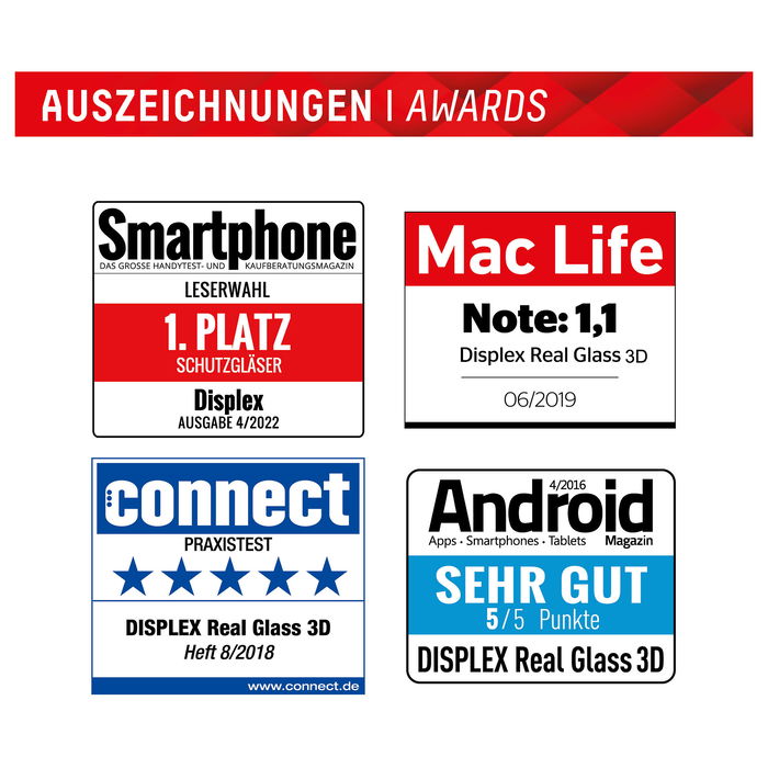 Displex Protector de Pantalla de Cristal Templado Real Glasschutzfolie 01942 para Samsung Galaxy A35 y A55 5G, Marco Completo, 10H, Aplicación en Seco Displex Protector de Pantalla de Cristal Templado Real Glasschutzfolie 01942 para Samsung Galaxy A35 y A55 5G, Marco Completo, 10H, Aplicación en Seco