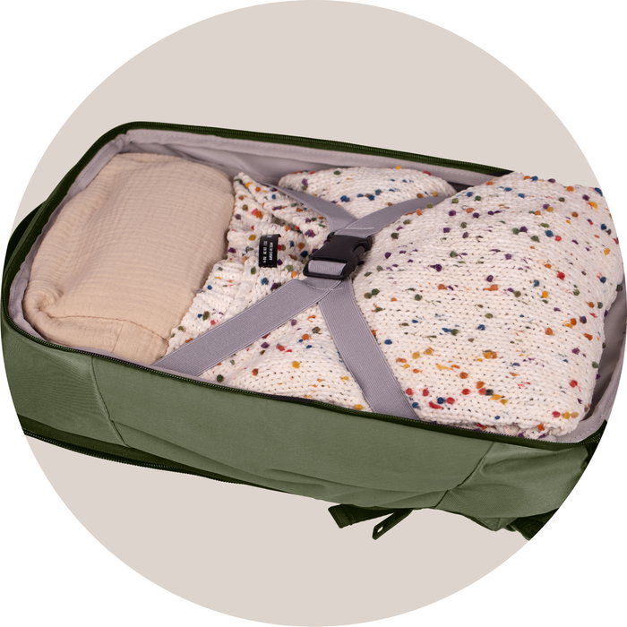 Oxford Mochila para portátil 15" Executive RPET Caqui 400191413 Repelente al agua