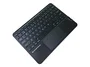 Conceptronic TOBIN01BPT Teclado Bluetooth Tenkeyless 80% con Touchpad, Formato Compacto, Diseño QWERTY Portugués, Color Negro, Universal para Windows, Mac, iOS