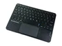 Conceptronic TOBIN01BPT Teclado Bluetooth Tenkeyless 80% con Touchpad, Formato Compacto, Diseño QWERTY Portugués, Color Negro, Universal para Windows, Mac, iOS