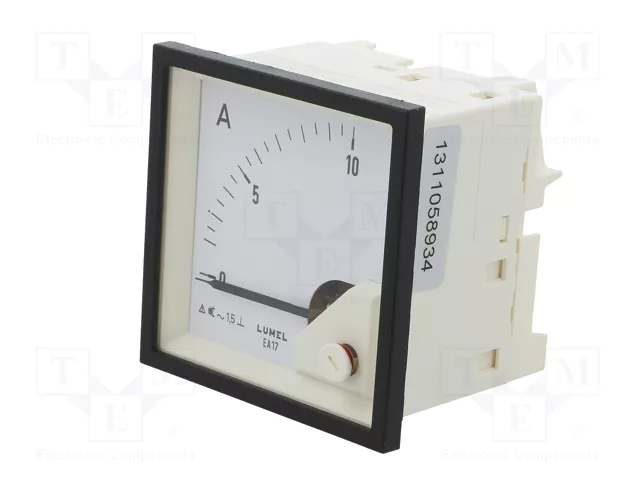 LUMEL EA17N Amperímetro Analógico para Panel 0-10A AC True RMS