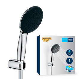 Grohe Conjunto de ducha Vitalio star 110 con mango de 1 función, flexo y soporte de pared