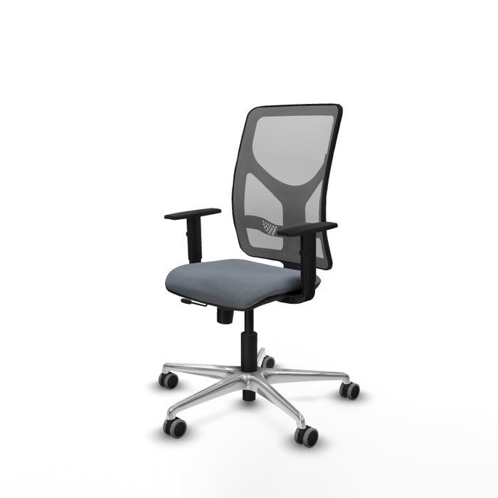 PIQUERAS Y CRESPO Silla de oficina Motilla Gris con mecanismo Sincro/Traslack PIQUERAS Y CRESPO Silla de oficina Motilla Gris con mecanismo Sincro/Traslack