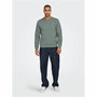 Sudadera sin Capucha Hombre Only & Sons Onsdan Unshed Reg Crew Neck Verde oscuro