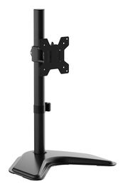 AISENS - SOPORTE DE MESA CON PEANA ECO GIRATORIO E INCLINABLE PARA MONITOR/TV 10KG DE 17-32, NEGRO