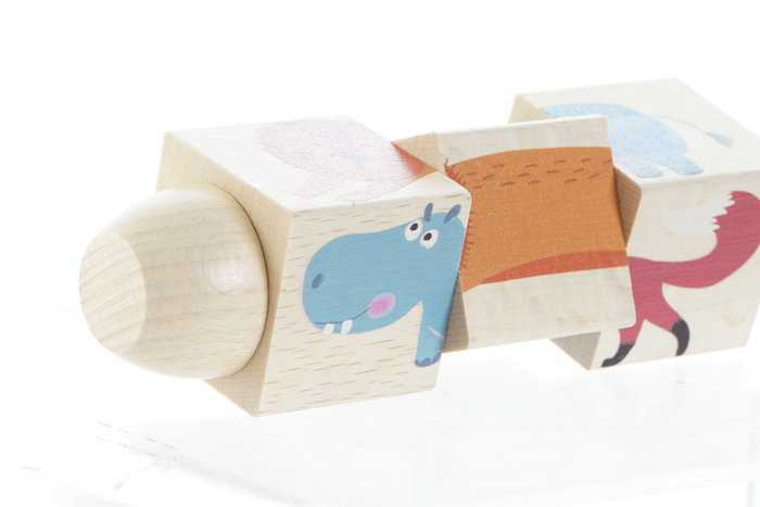 DKD Home Decor Puzzle de Madera Animal Surtido de 2 DKD Home Decor Puzzle de Madera Animal Surtido de 2