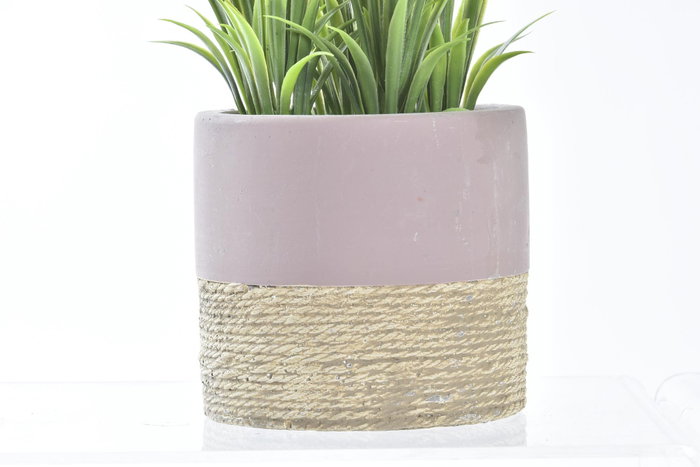 DKD Home Decor Planta Amarillo Blanco 9 x 21 x 9 cm (12 Unidades)