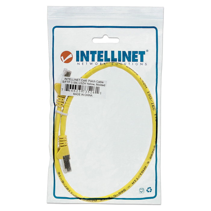 Intellinet Patchkabel Cat6A CU S/FTP LSZH 2.00m amarillo