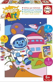 EDUCA BORRAS Magic Art Number Art Escena Espacial