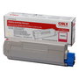OKI Cartucho de Tóner Original Magenta 43865722 para C-5850/5950/MC560