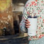 QUOKKA Taza Termo 720ml Acero Inoxidable con Pajita Mist Ivory - Térmico para Bebidas